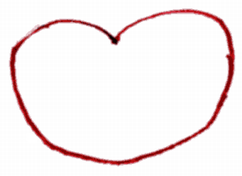 Un coeur raté, le fond est plat